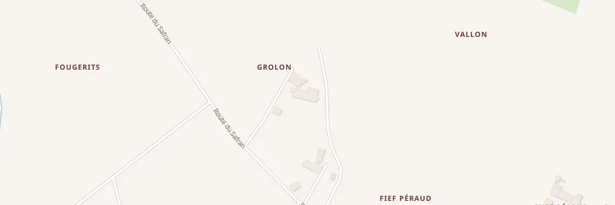 Plan du 3 Grolon à Saint-Ciers-Champagne