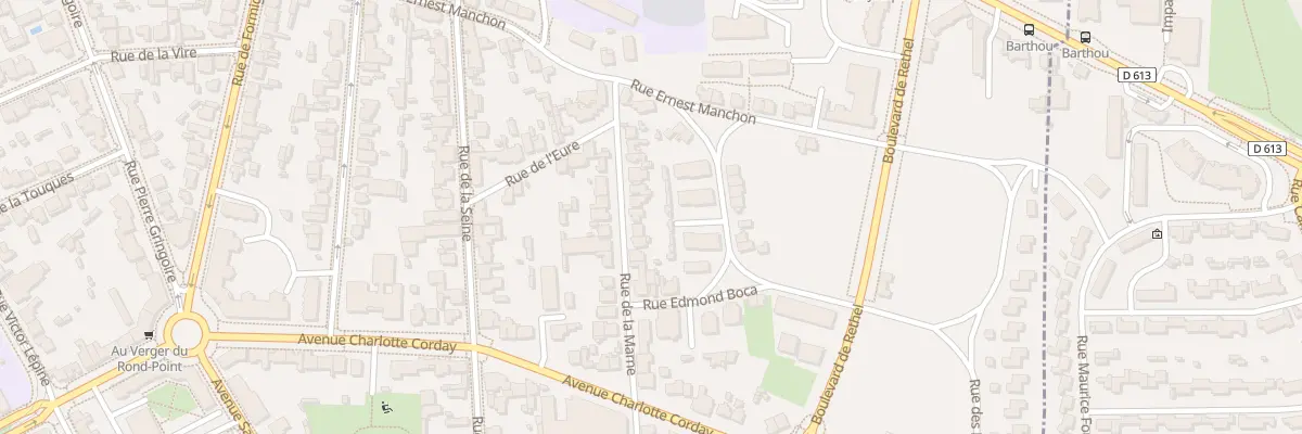 Plan du 15 Rue de la Marne à Caen