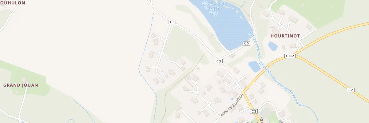 Plan du 75 All de Pedehus à Sainte-Foy