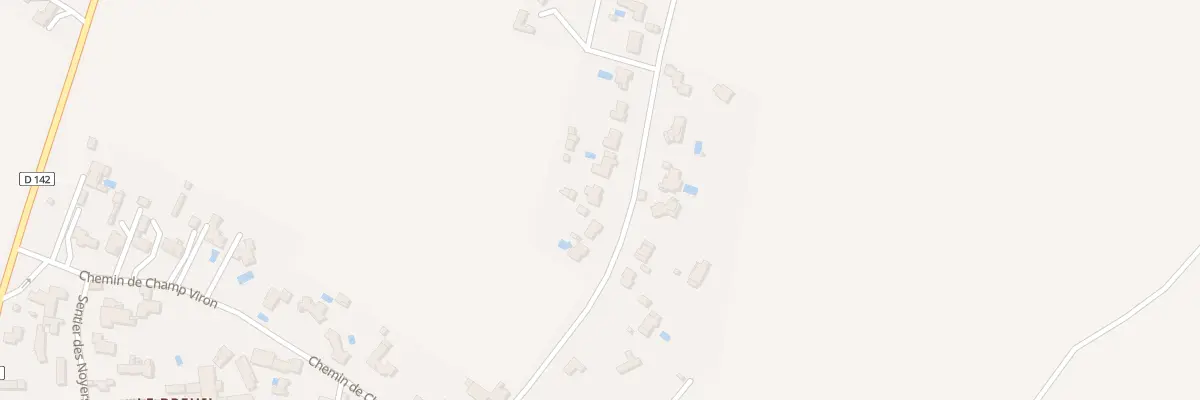 Plan du 73 Rte de Charmousse à François