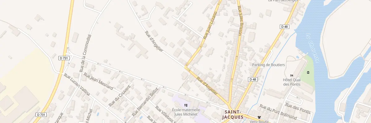 Plan du 64 Rue d’Angelier à Cognac