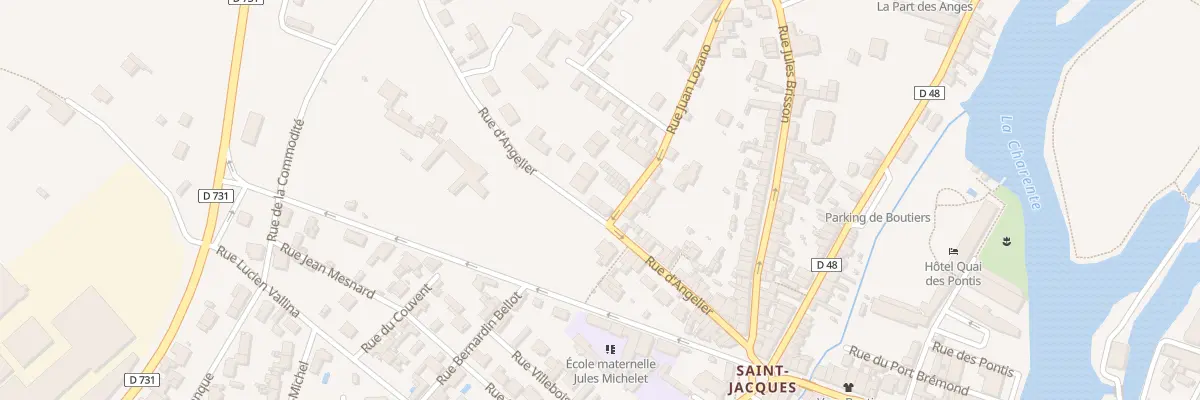 Plan du 66 Rue d’Angelier à Cognac