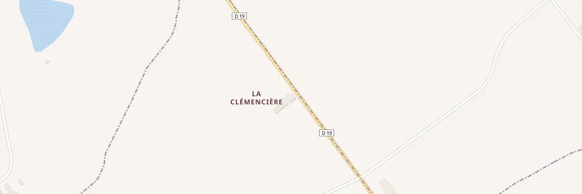 Plan du 2 La Clémencière à Adilly