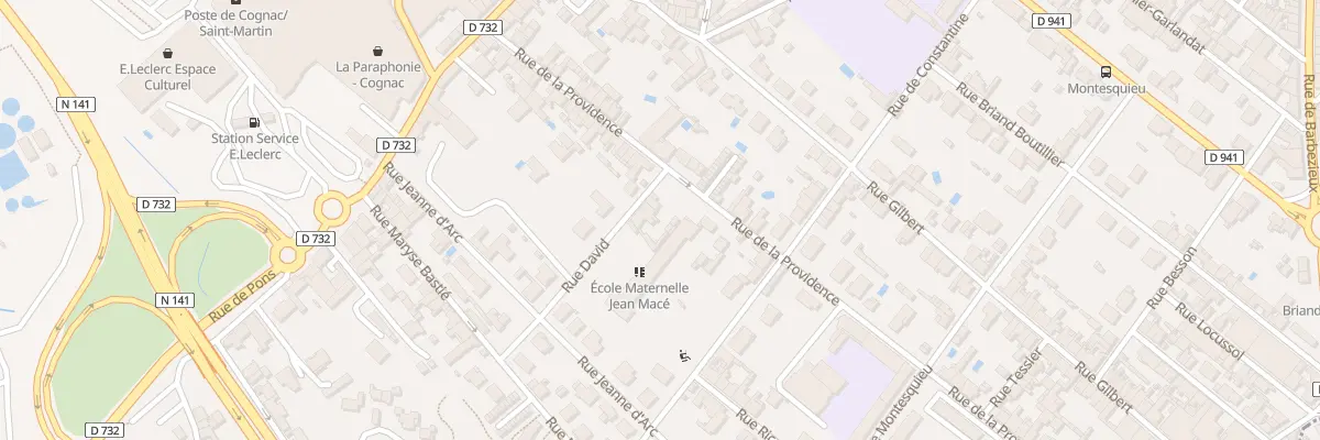 Plan du 5 Rue David à Cognac
