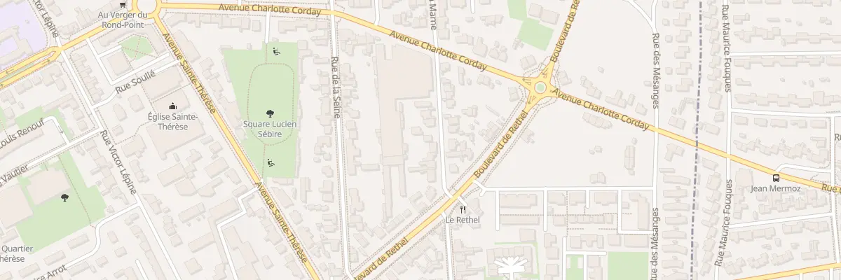 Plan du 44 Rue de la Marne à Caen