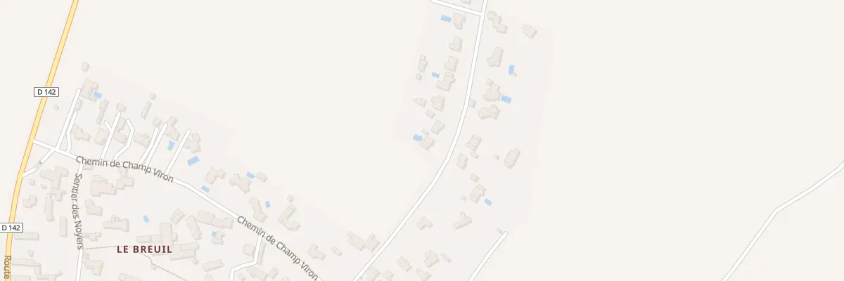 Plan du 69 Rte de Charmousse à François
