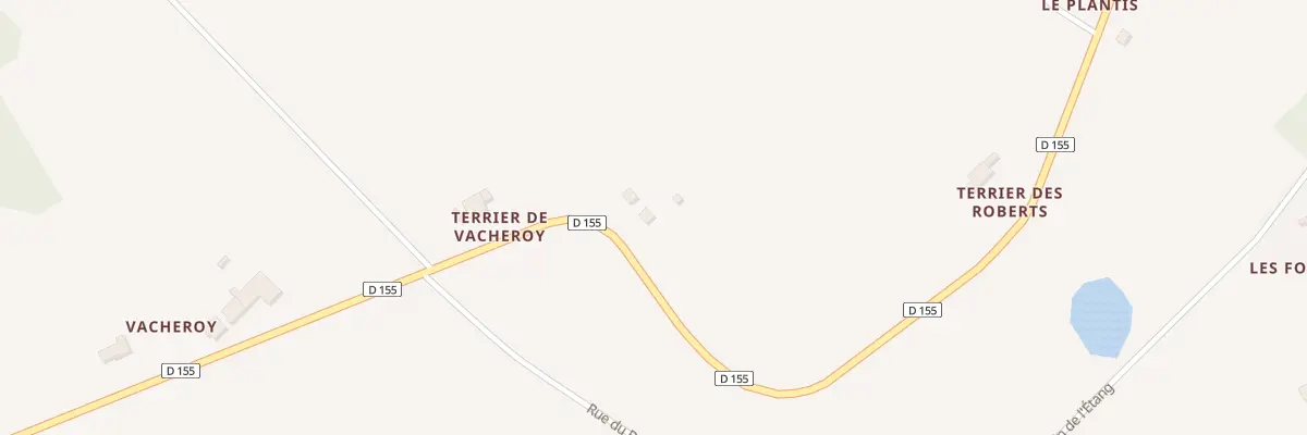 Plan du 5077A Terrier de Vacheroy à Sousmoulins