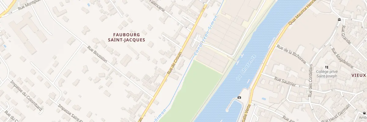 Plan du 81 Rue de Crouin à Cognac