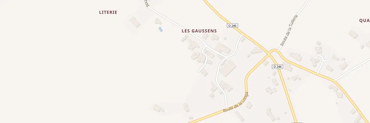 Plan du 3 Les Gaussens à Vérac