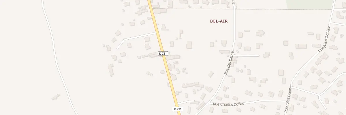 Plan du 232A Rue Jules Brisson à Cognac