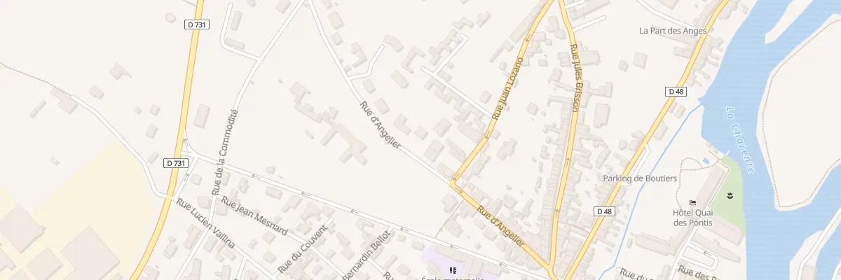 Plan du 70 Rue d’Angelier à Cognac