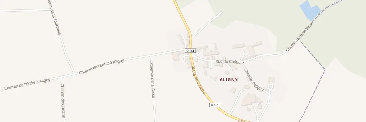 Plan du 4 Rte d’Aligny à Gennes-Val-de-Loire