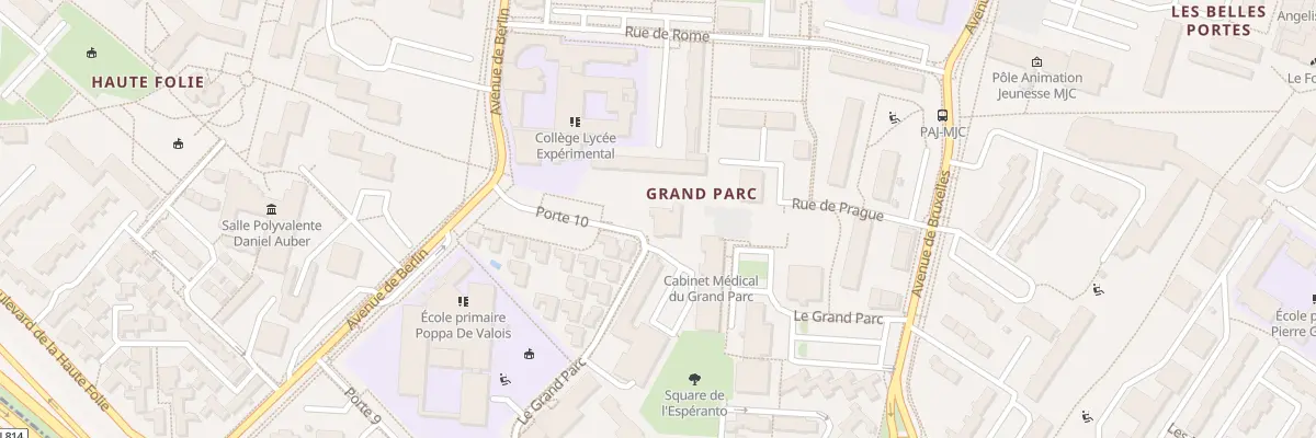 Plan du 1001 Bd du Grand Parc à Hérouville-Saint-Clair