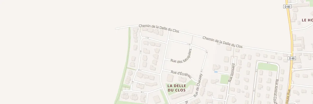Plan du 509 Av des Dix Acres à Biéville-Beuville