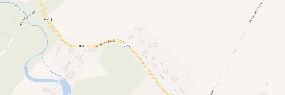 Plan du 404 Rte du Stade à Pujo-le-Plan