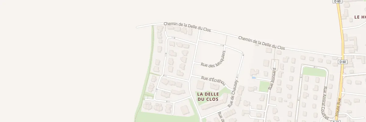 Plan du 507 Av des Dix Acres à Biéville-Beuville