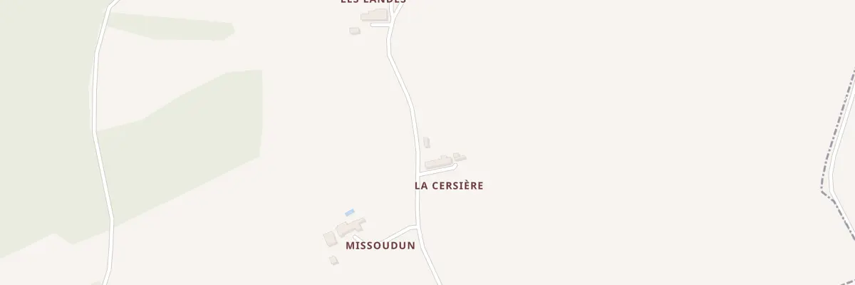 Plan du 1 La Cerisière à Baracé