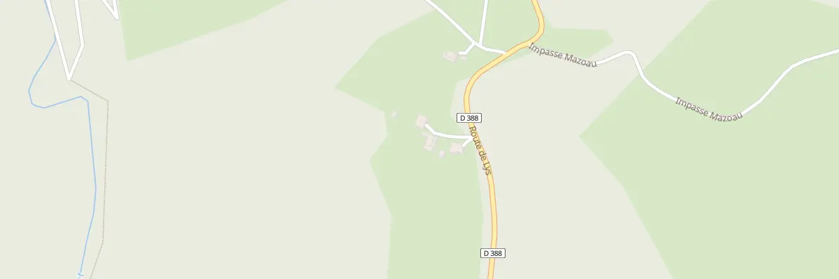 Plan du 8 Rte de Lys à Haut-de-Bosdarros