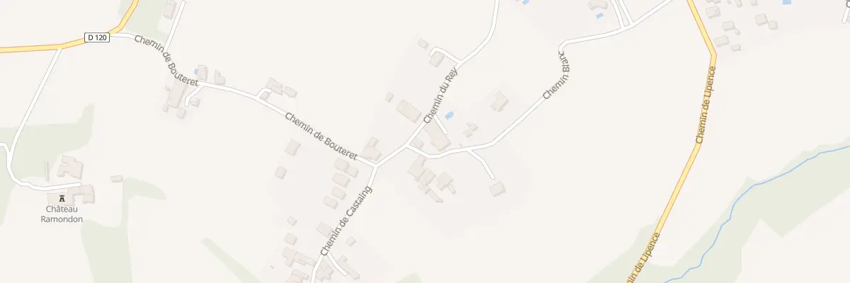 Plan du 128 Rey-Ouest à Capian