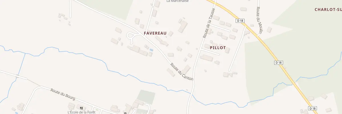 Plan du 29 Favereau à Marcenais
