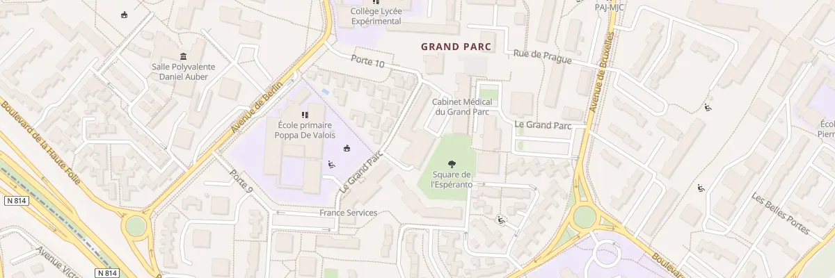 Plan du 1002 Bd du Grand Parc à Hérouville-Saint-Clair