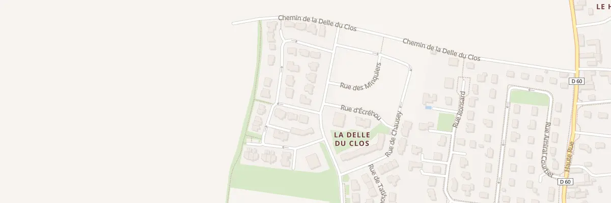 Plan du 503 Av des Dix Acres à Biéville-Beuville