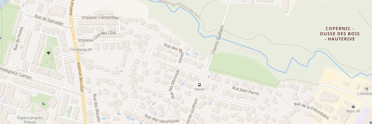 Plan du 6 Rue des Myosotis à Pau