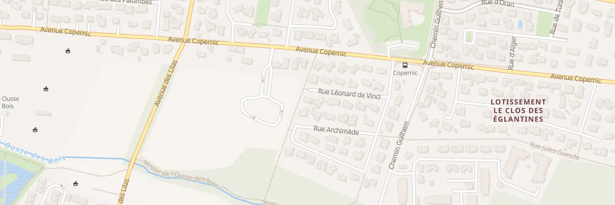 Plan du 11 Rue Léonard de Vinci à Pau