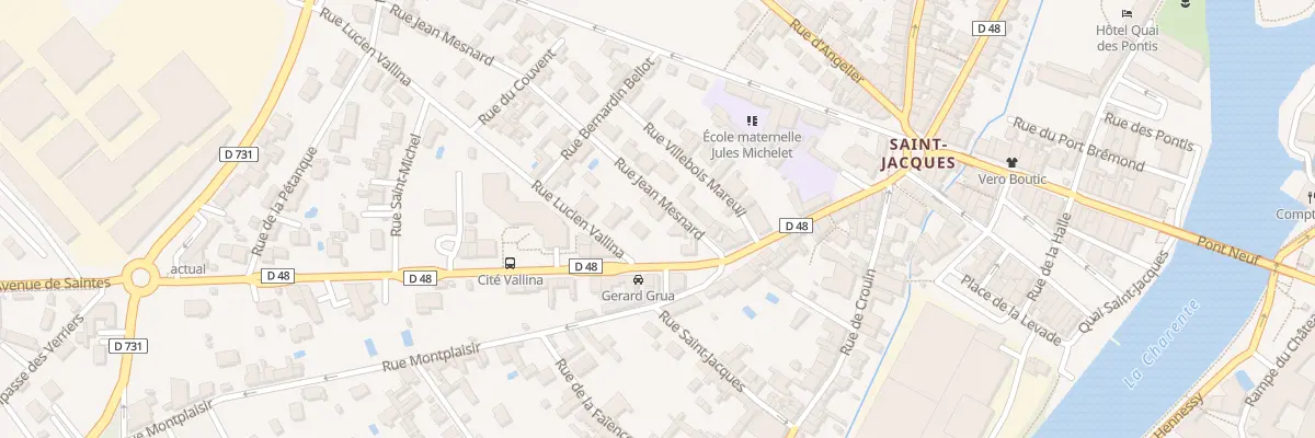 Plan du 5 Rue Jean Mesnard à Cognac