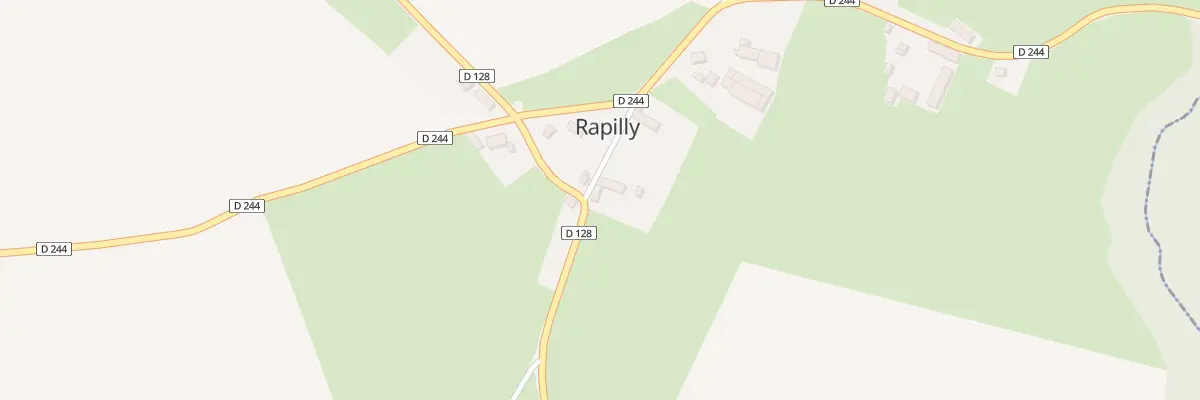 Plan du 5 Che du Puits à Rapilly