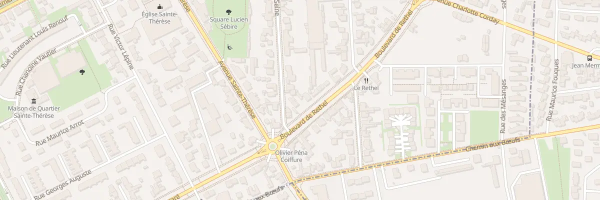 Plan du 83 Rue de la Seine à Caen