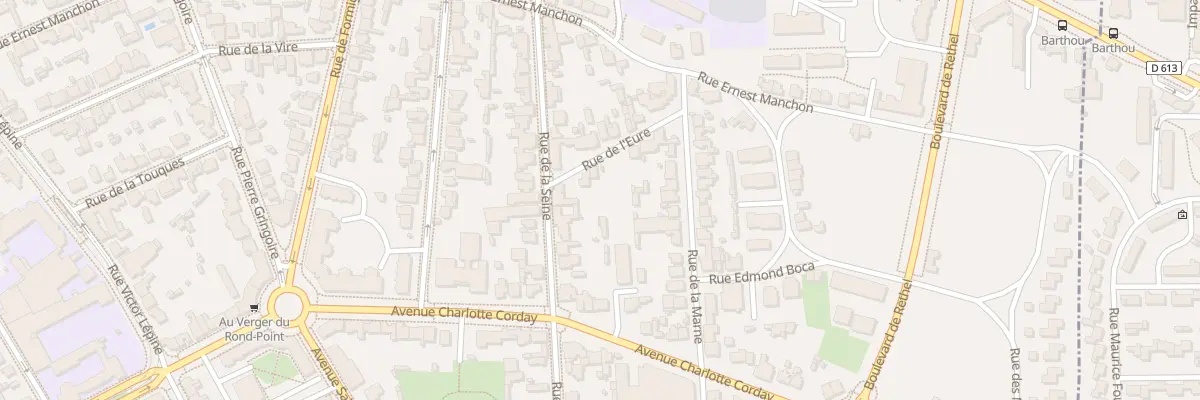 Plan du 6 Rue de l’Eure à Caen