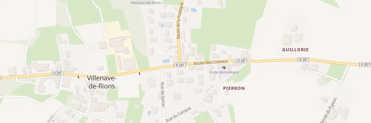 Plan du 8 Mathiot-Est à Villenave-de-Rions
