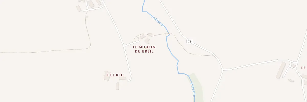 Plan du 1 Le Moulin de Breil à Javron-les-Chapelles