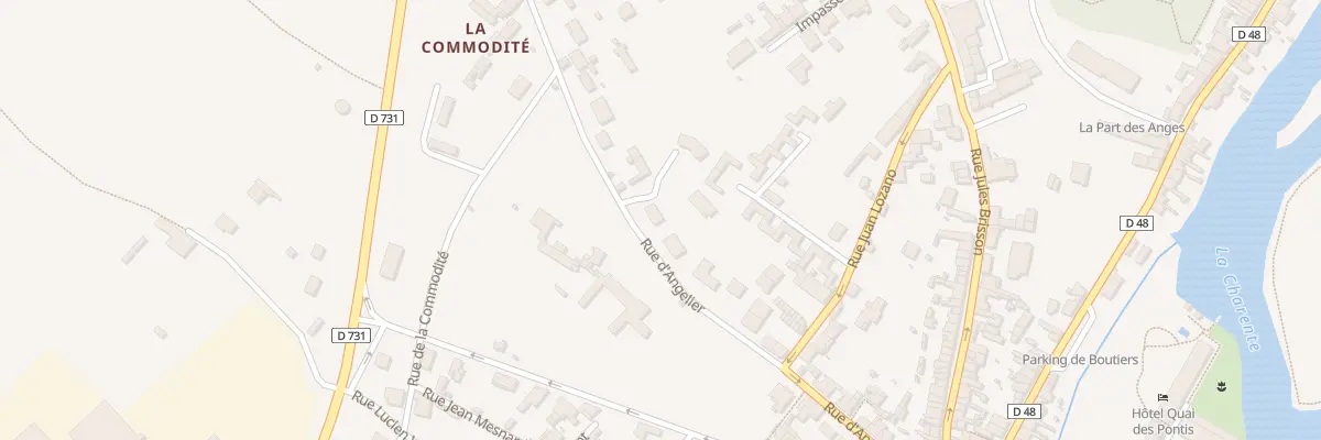 Plan du 76 Rue d’Angelier à Cognac