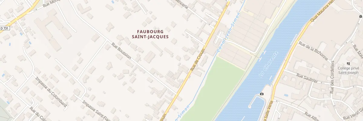 Plan du 126 Rue de Crouin à Cognac