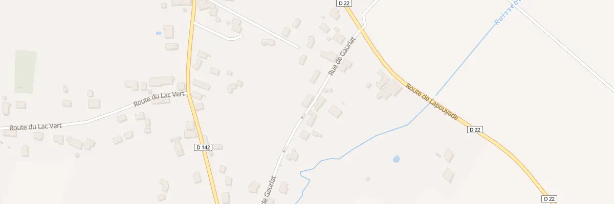 Plan du 146A Rue de Gauriat à Laruscade