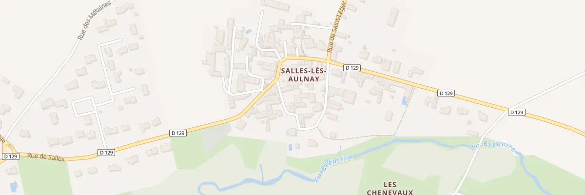 Plan du 1 Rue de la Fontaine à Aulnay