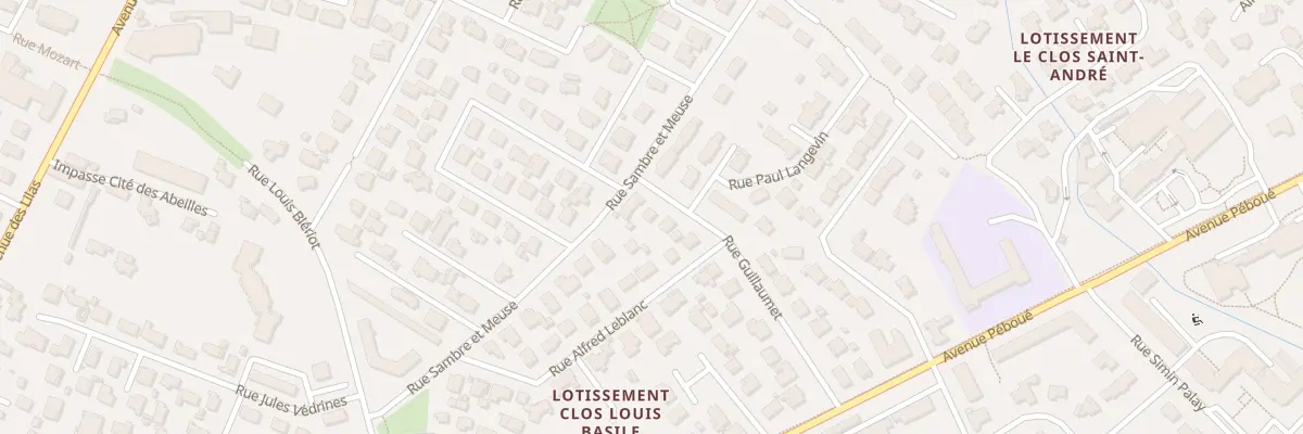 Plan du 21 Rue Guillaumet à Pau