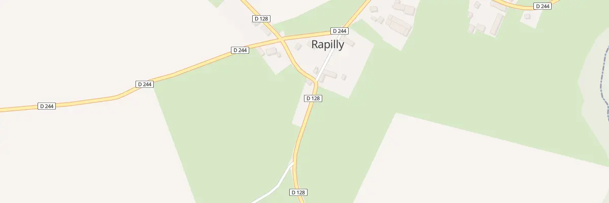 Plan du 8 Rte du Vaucelles à Rapilly
