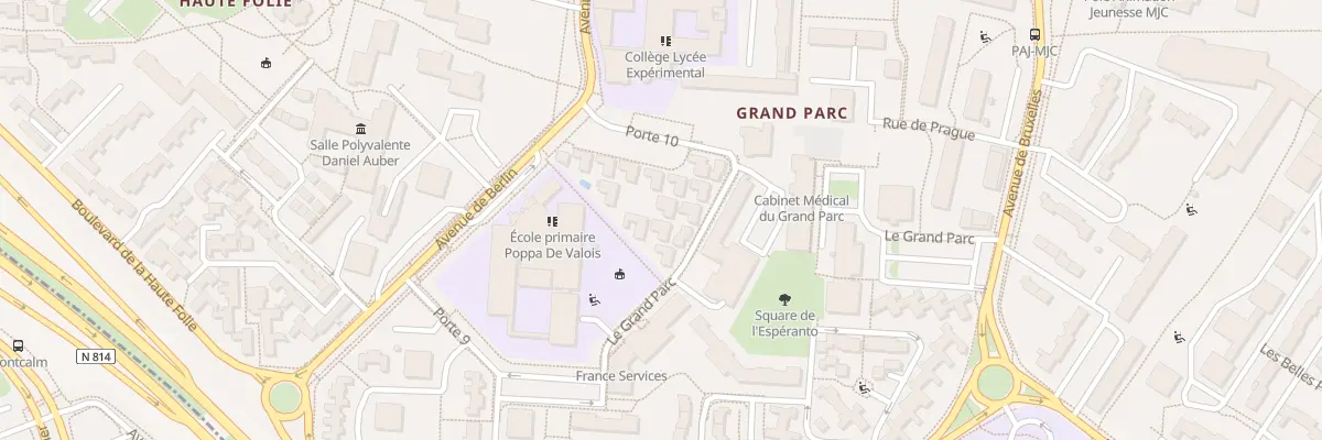 Plan du 1006 Bd du Grand Parc à Hérouville-Saint-Clair