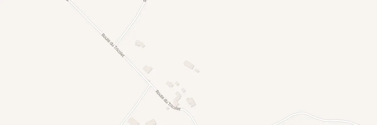 Plan du 1860 Rte du Tricolet à Laruscade