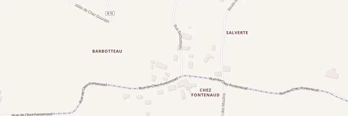 Plan du 5990 Barbotteau à Pommiers-Moulons