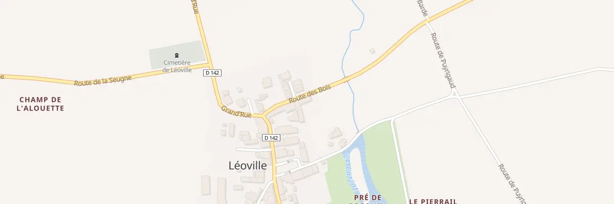 Plan du 5019 Le Bourg à Léoville