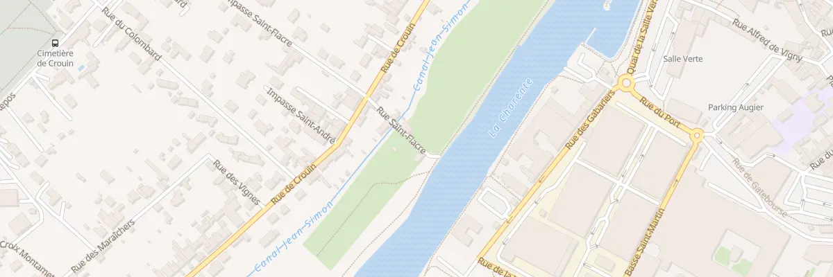 Plan du 6 Imp Saint-fiacre à Cognac