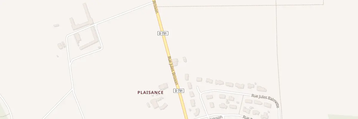Plan du 274 Rue Jules Brisson à Cognac