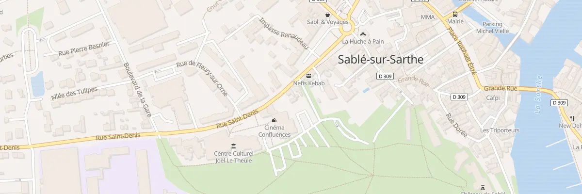 Plan du 6 Rue Saint Denis à Sablé-sur-Sarthe