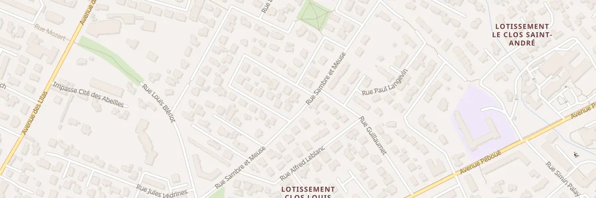 Plan du 1 Rue du comte de Lambert à Pau