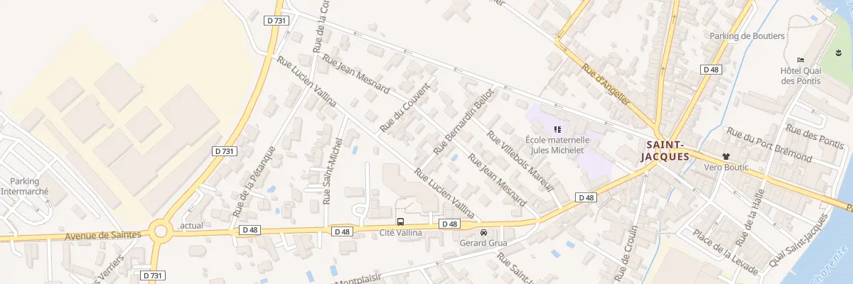 Plan du 18 Rue Bernardin Bellot à Cognac