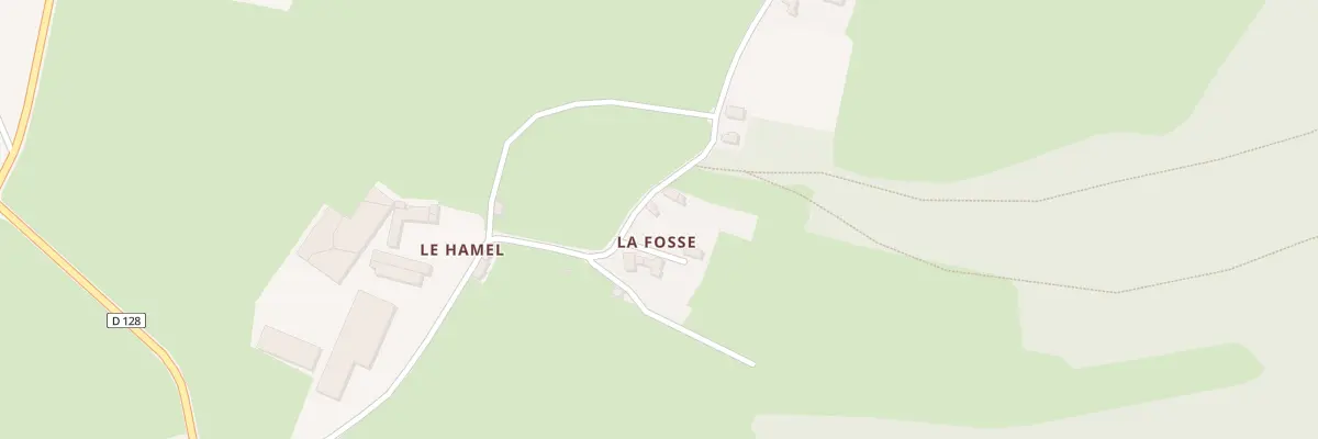 Plan du 5030 La Fosse à Rapilly